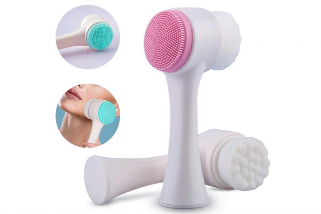 Top 9 Best Facial Cleansing Brushes in Malaysia 2025 1 D Two Side Face Wash Cleanser Brush