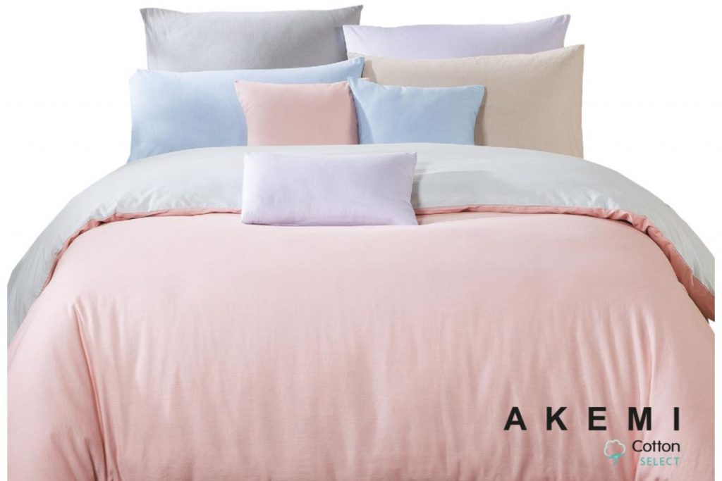 Top 10 Best Quilts in Malaysia 2025 3 AKEMI Cotton Select Endear Valencia Quilt Cover Set TC