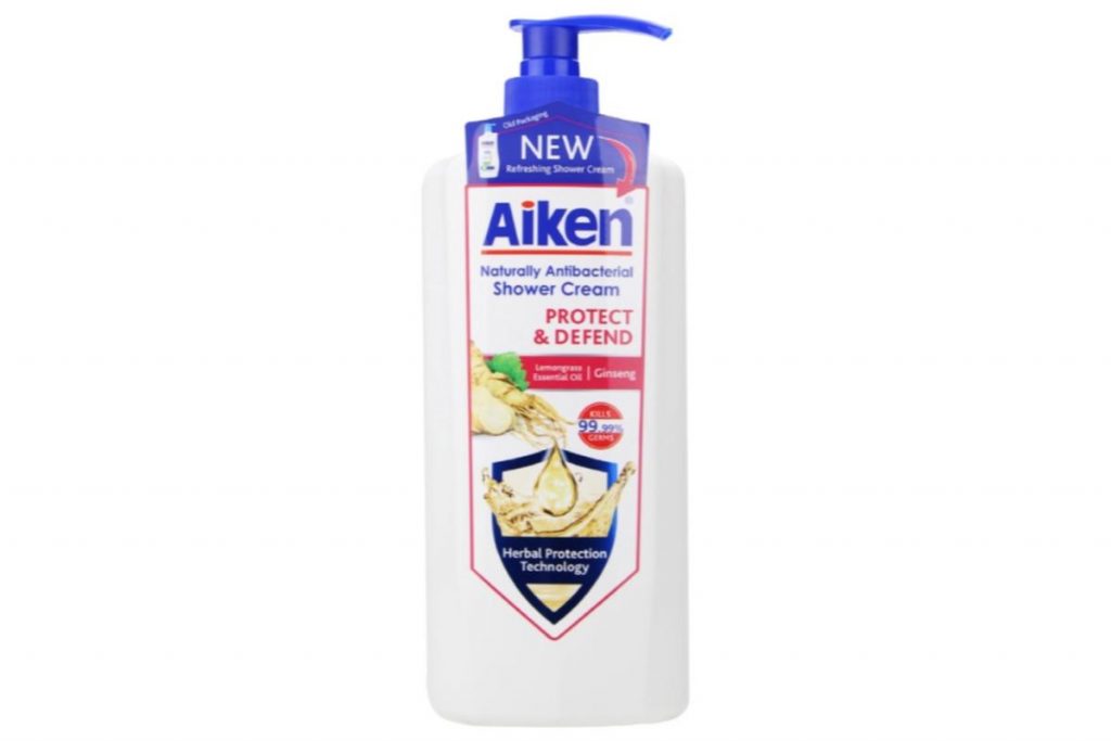 <strong>9 Pembersih Badan Antibakteria Terbaik di Malaysia 2025</strong> 7 Aiken Antibacterial Shower Cream Protect Defend