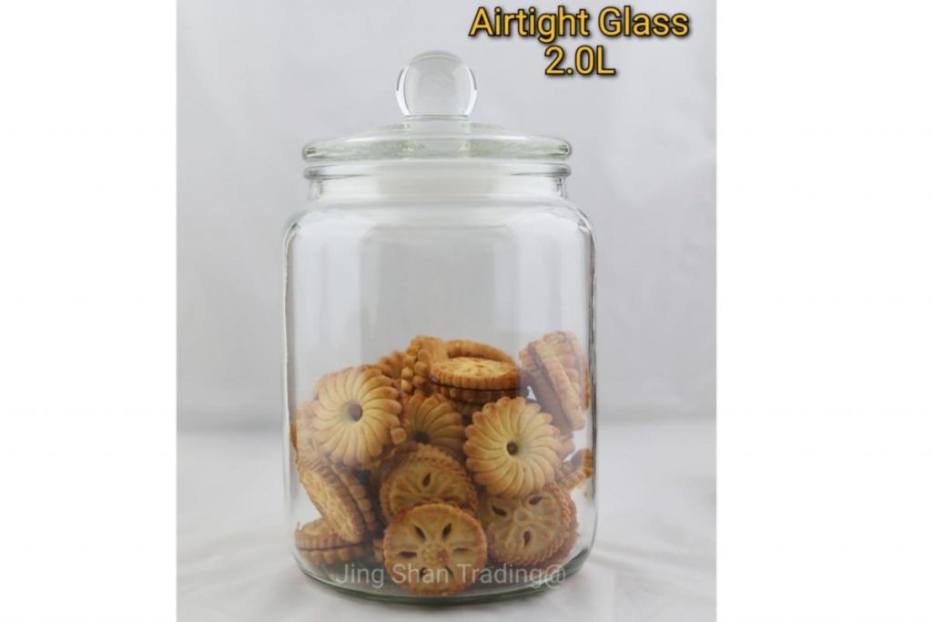 Top 10 Best Cookie Jars in Malaysia 2025 3 Airtight Glass Jar