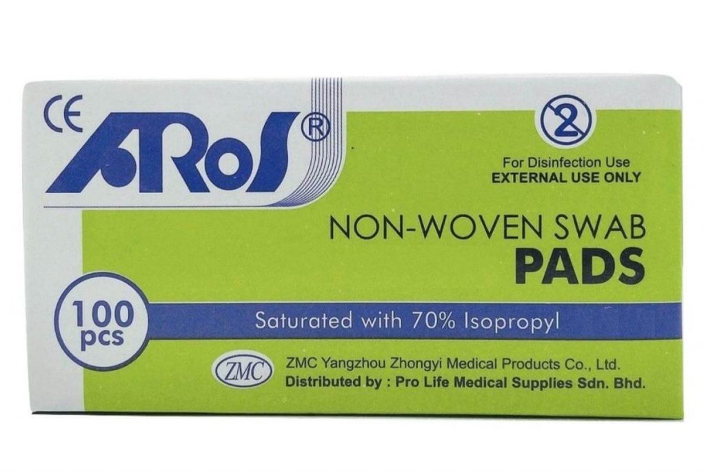 Top 10 Best Alcohol Swabs in Malaysia 2025 7 Aros Sterile Alcohol swab