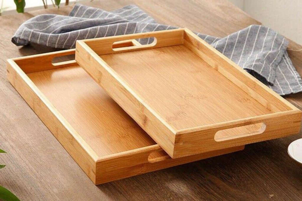 Top 10 Best Food Trays in Malaysia 2025 5 Back to Nature Bamboo Serving Tray