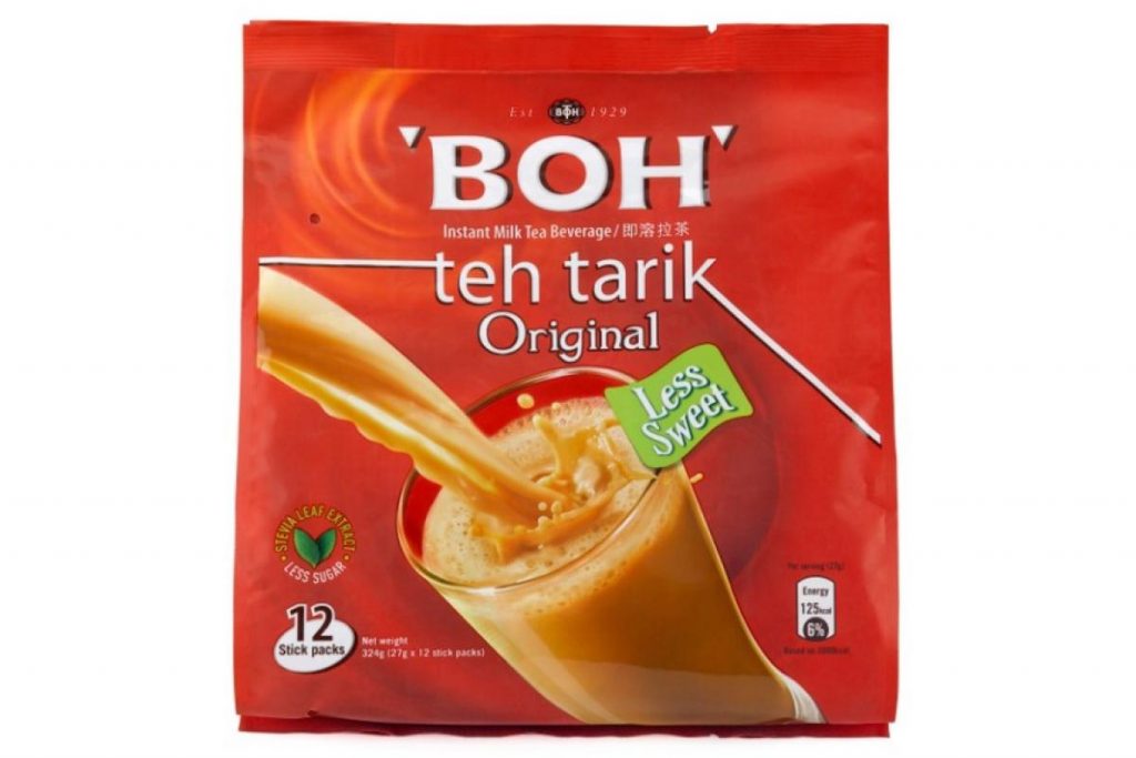 10 Jenama Teh Tarik Terbaik di Malaysia 2025 5 Boh Teh Tarik Kurang Manis Original