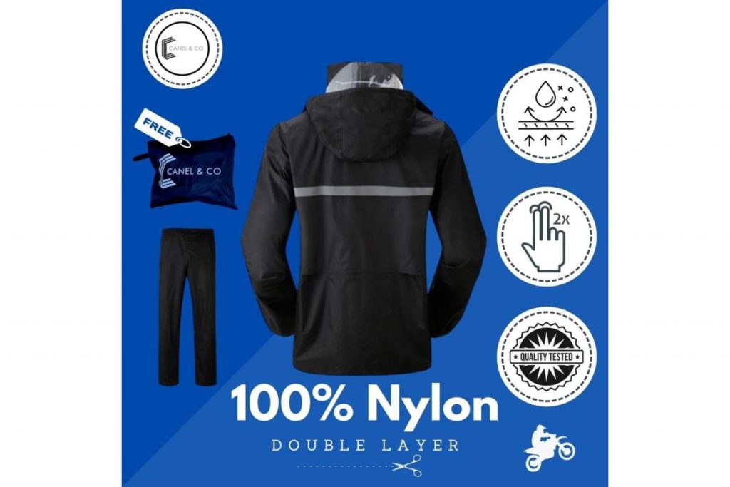 Top 8 Best Rain Coat in Malaysia 2025 1 Canel Co Premium Raincoat