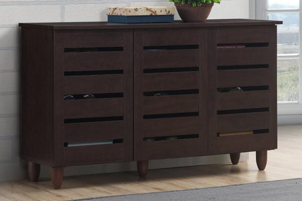 Top 10 Best Shoe Cabinets in Malaysia 2026 11 Direct BONTON Door Wooden Shoe Cabinet