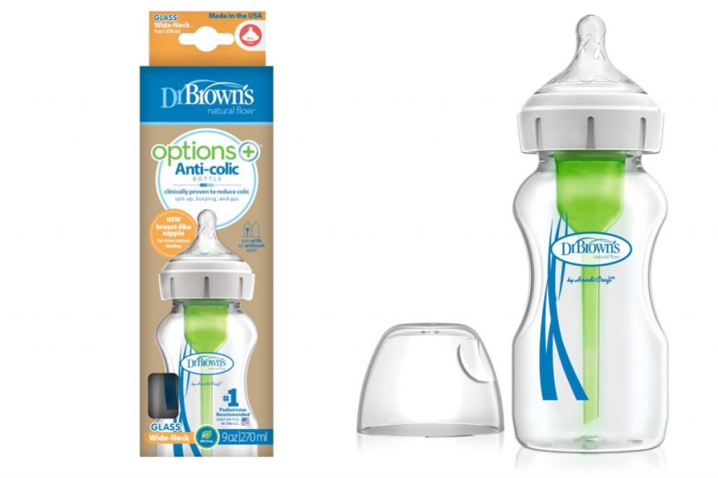 10 Botol Bayi Terbaik di Malaysia 2025 11 Dr Browns Natural Flow Glass Bottle