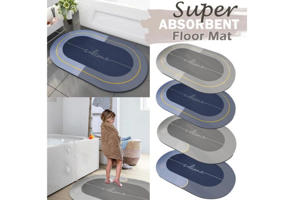 Top 8 Best Bathroom Mats in Malaysia 2025 6 HOME Super Fast Absorbent Floor Mat