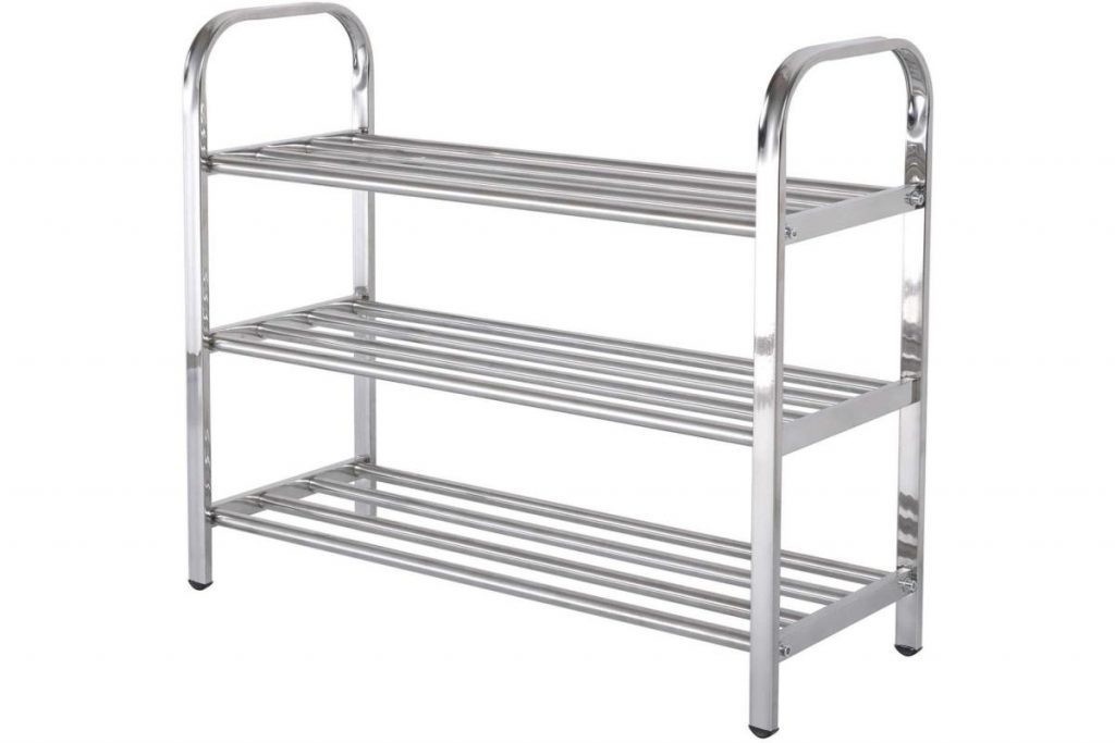 Top 10 Best Shoe Racks in Malaysia 2025 3 HOMEBY Stainless Steel Shoes Rack