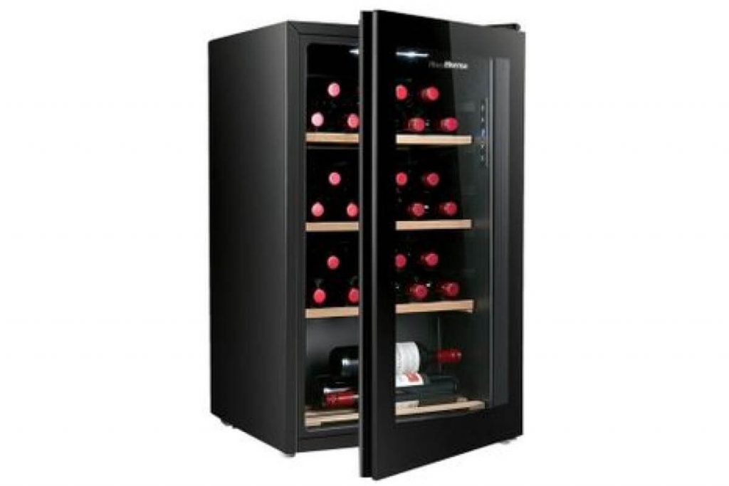Top 8 Best Wine Chillers in Malaysia 2025 6 Hisense Wine Chiller RWNATB Bottles Wine Cooler