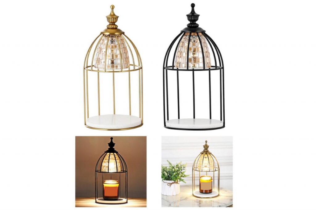 8 Pemanas Lilin Terbaik di Malaysia 2025 7 Iron Craft Birdcage Electric Candle Warmer Lamp