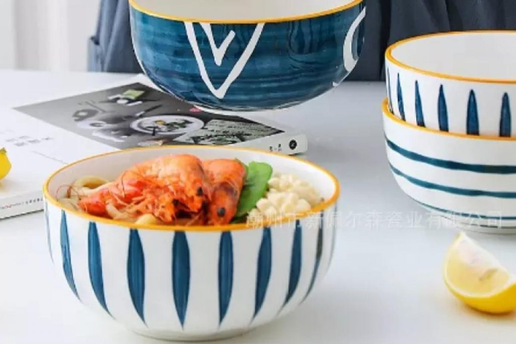 Top 10 Best Ramen Bowl in Malaysia 2025 9 Japanese Style Household Bowl Underglaze Ceramic