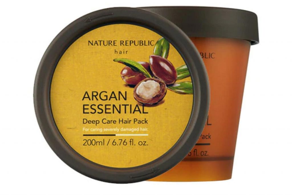 Top 10 Best Hair Masks in Malaysia 2025 6 Nature Republic Argan Essential Deep Care Hair Pack Mask