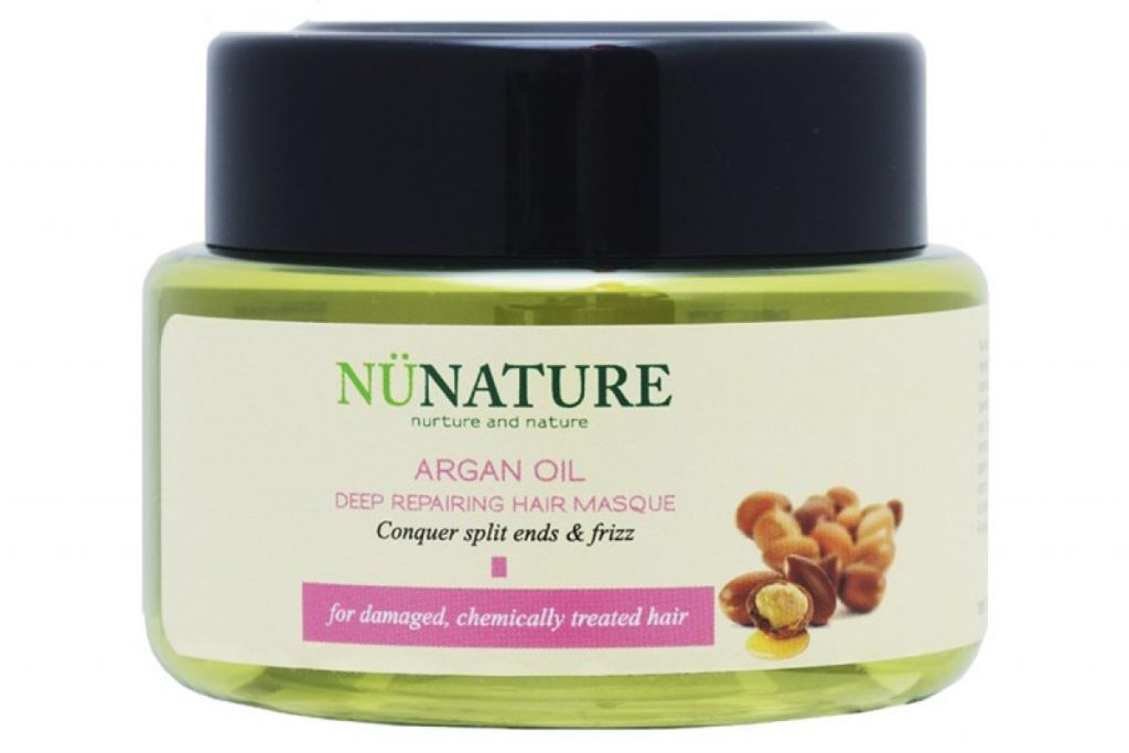 Top 10 Best Hair Masks in Malaysia 2025 8 Nunature Argan Oil Deep Repairing Hair Masque