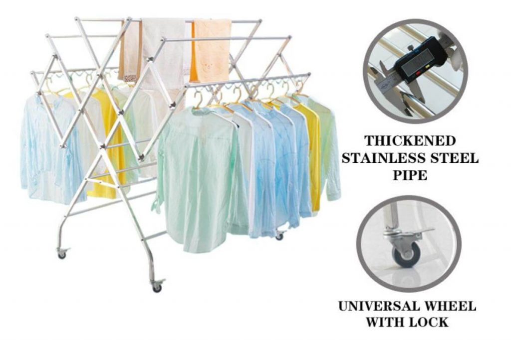 Top 10 Best Clothes Drying Racks in Malaysia 2025 8 OM Creative Floor Lamp