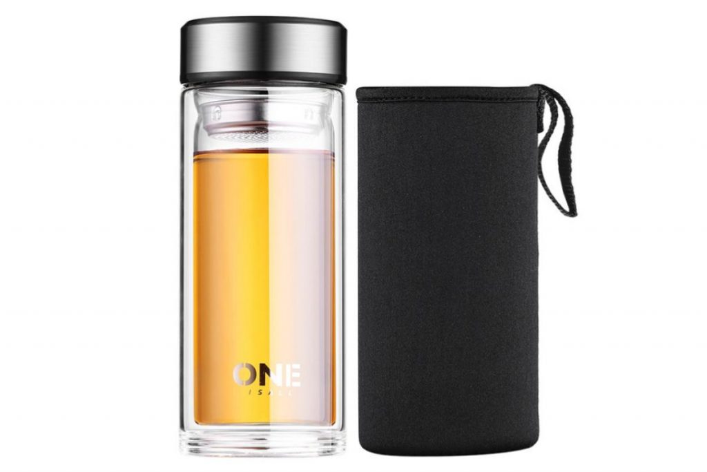 Top 10 Best Water Bottles in Malaysia 2025 9 ONEISALL Glass Bottle