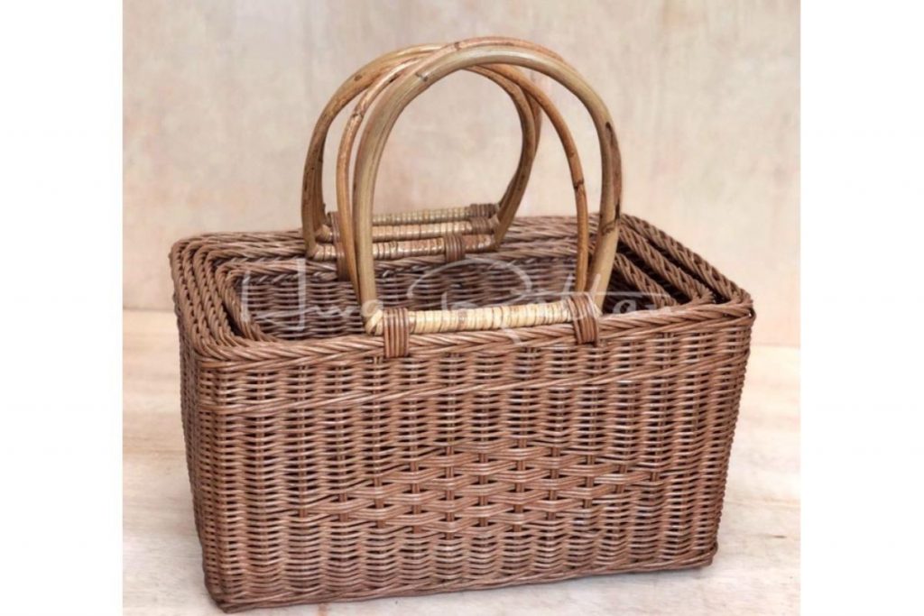 Top 8 Best Picnic Baskets in Malaysia 2025 8 Rectangle Rattan Basket