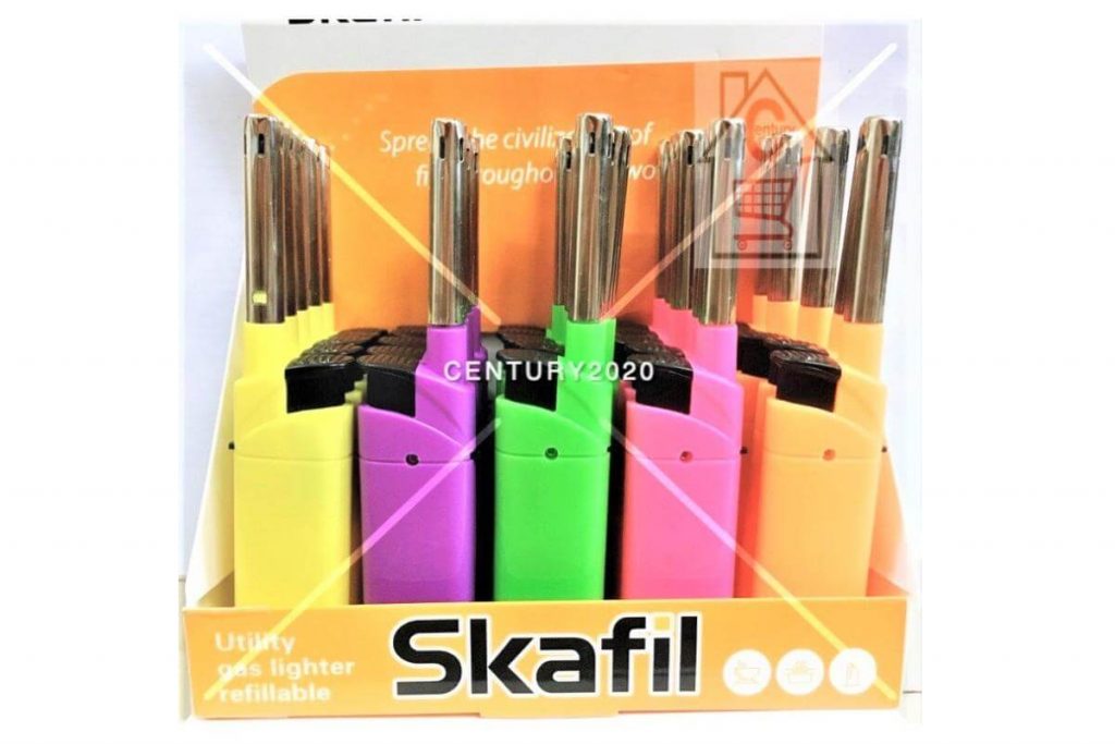 Top 8 Best Kitchen Lighters in Malaysia 2025 6 SKAFIL Kitchen Lighter Normal Flame Refillable Gas Lighter PCS