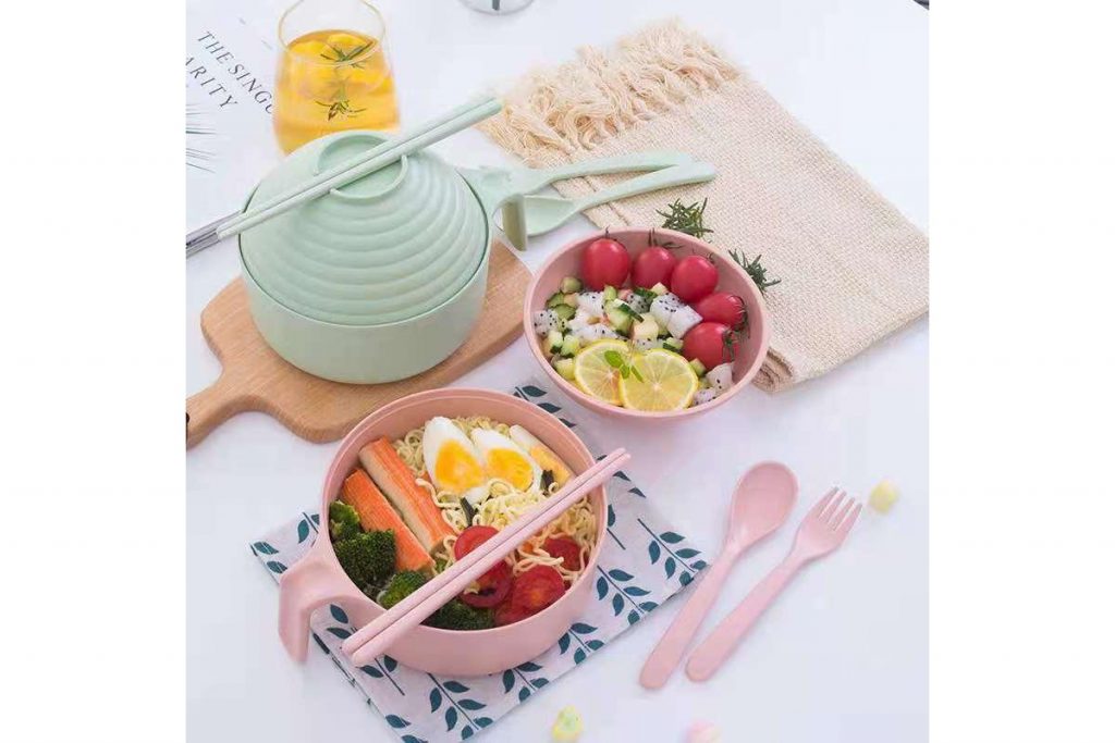 Top 10 Best Ramen Bowl in Malaysia 2025 5 SRS Cute Instant Noodle Bowl with Lid