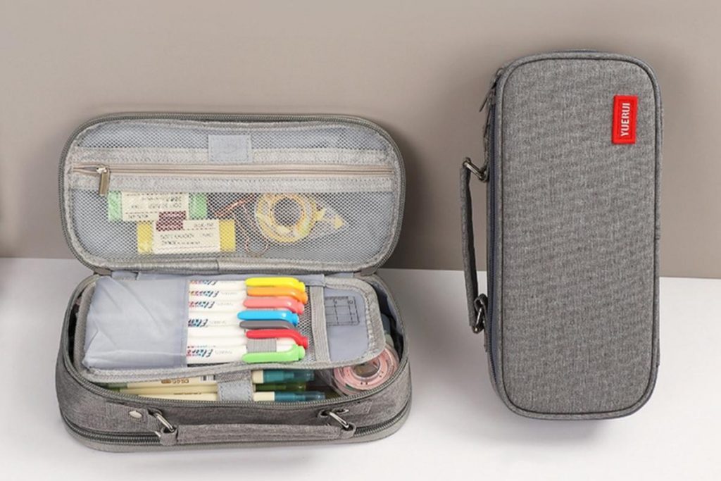 8 Kotak Pensel Terbaik di Malaysia 2025 3 Seamiart Big Capacity Zipper Pencil Case