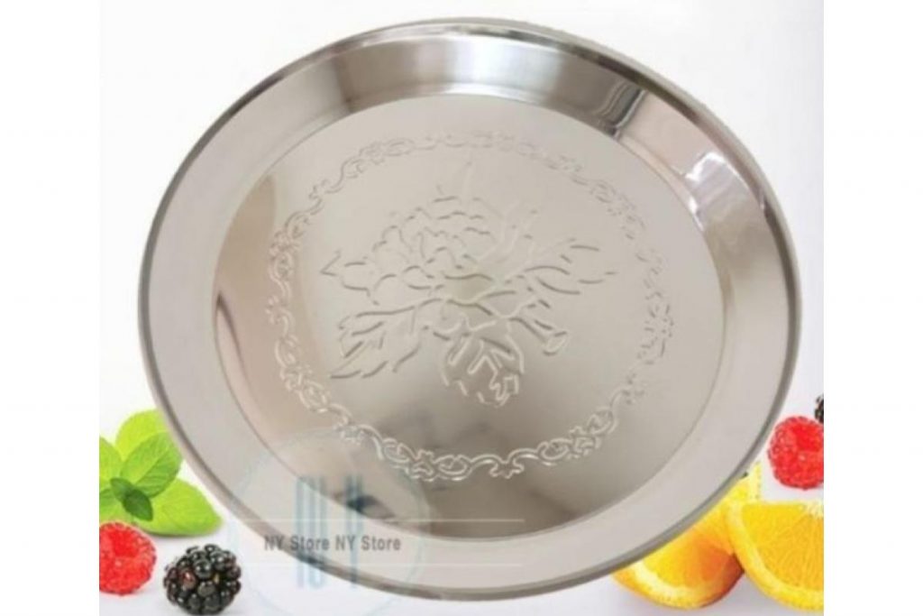 Top 10 Best Food Trays in Malaysia 2025 11 Stainless Steel Round Tray