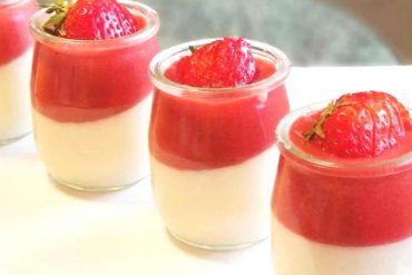 Strawberry Panna Cotta
