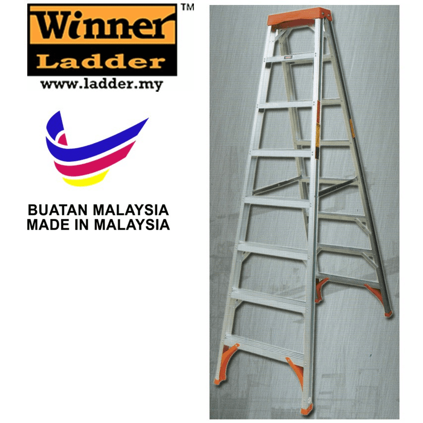 Top 10 Best Ladder Brands in Malaysia 2025 8 Winner Brand Step Step Heavy Duty Aluminum Double Sided Step Ladder
