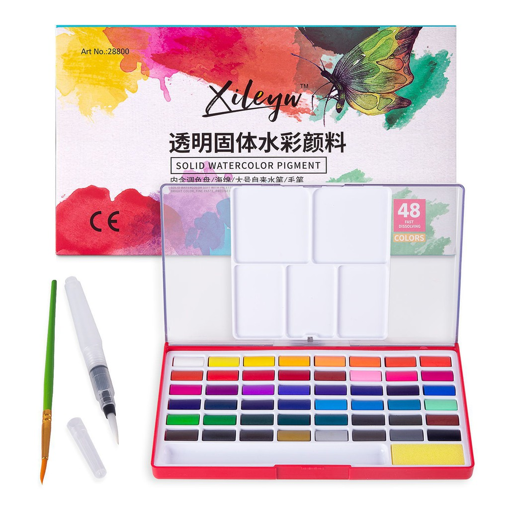 Top 8 Best Watercolor Brands In Malaysia 2025 9 Xileyw Colors Watercolor Painting Set Solid Paint