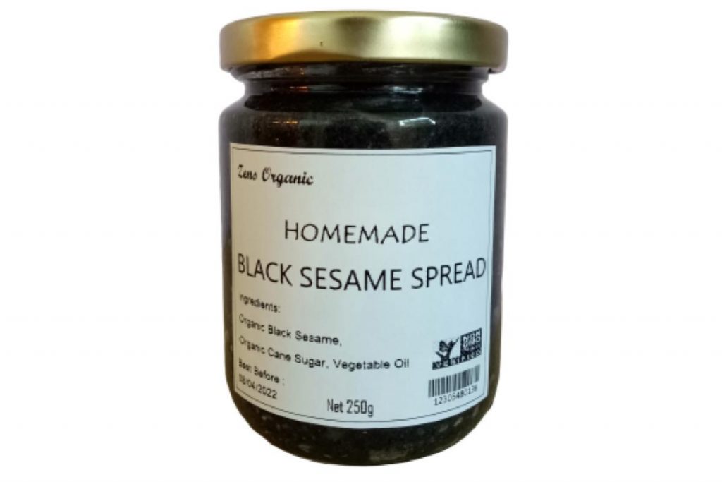 10 Pes Bijan Hitam Terbaik di Malaysia 2025 4 Zens Organic Homemade Black Sesame Spread