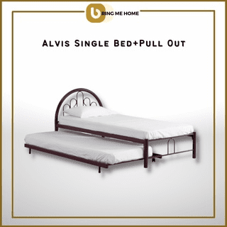 Top 8 Best Bed Frames in Malaysia 2025 8 ALVIZ Metal Single Bed Frame With Pull Out Bed