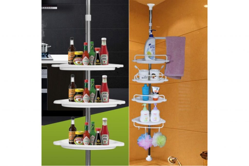 Top 10 Best Bathroom Racks in Malaysia 2025 8 Adjustable Tier Shower Rack