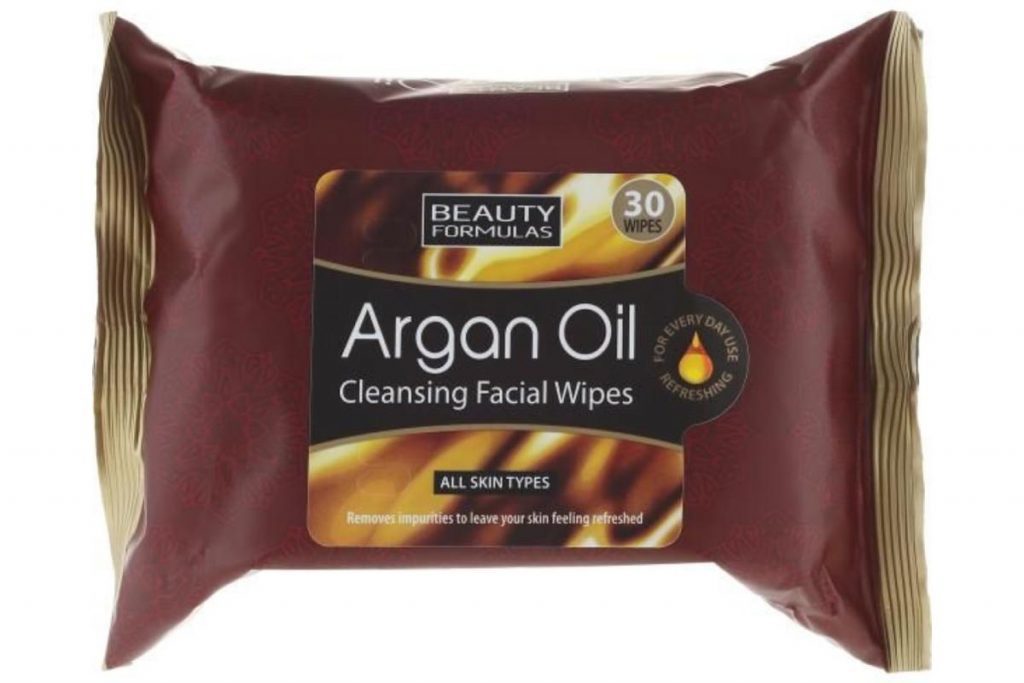 Top 10 Best Makeup Remover Wipes in Malaysia 2025 3 BEAUTY FORMULAS Argan Oil Cleansing Facial Wipes