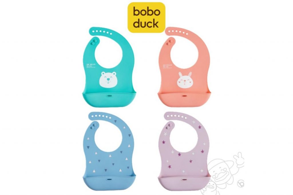 Top 9 Best Baby Bibs in Malaysia 2025 5 Boboduck Silicone Bib