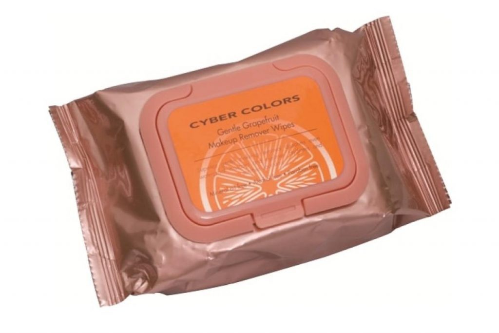 Top 10 Best Makeup Remover Wipes in Malaysia 2025 4 CYBER COLORS Grapefruit Makeup Remover Wipes
