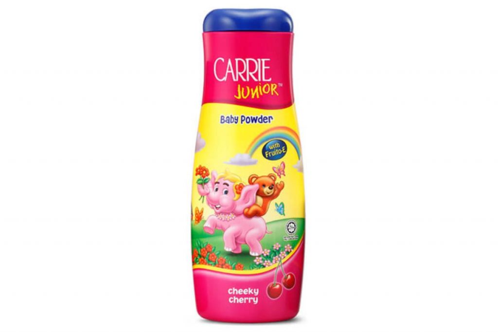 Top 10 Best Baby Powder in Malaysia 2025 7 Carrie Junior Cheeky Cherry Baby Talc