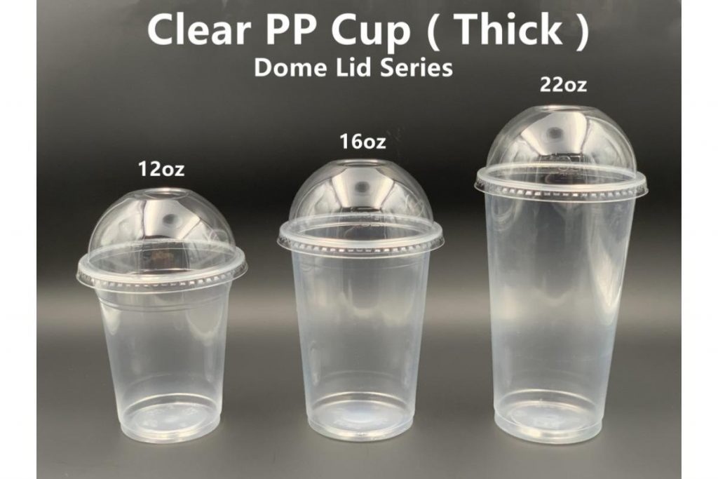 <strong>8 Cawan Pakai Buang Terbaik di Malaysia 2025</strong> 4 Clear Cup with Dome Lid