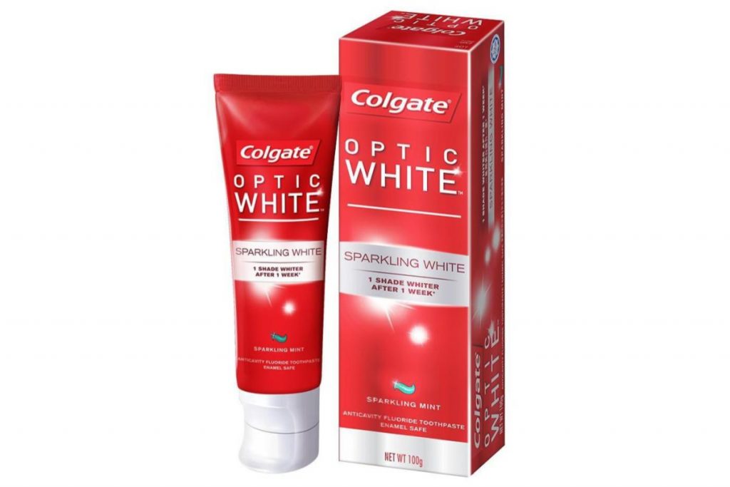 Top 10 Best Whitening Toothpaste in Malaysia 2025 2 Colgate Optic White Sparkling White Whitening Toothpaste