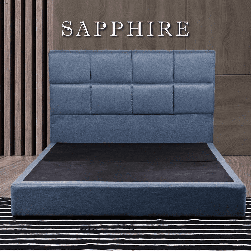 Top 8 Best Bed Frames in Malaysia 2025 1 Dr. Macio Jade Emerald Sapphire Divan Fabric Bed Frame