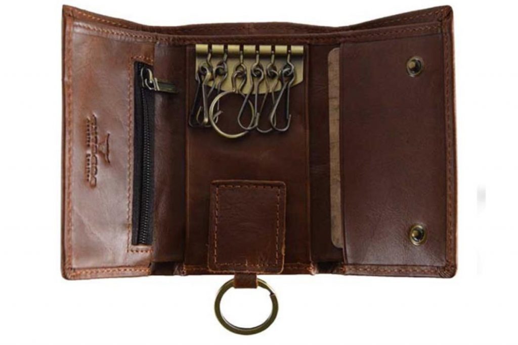 Top 8 Best Key Bags in Malaysia 2025 2 Extreme Genuine RFID Leather Trifold Key Wallet Holder