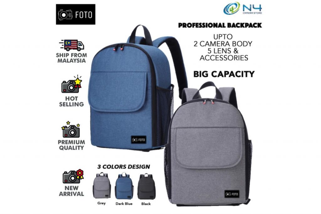 Top 8 Best Camera Bags in Malaysia 2025 9 FOTO Professional Digital DSLR Camera Bag