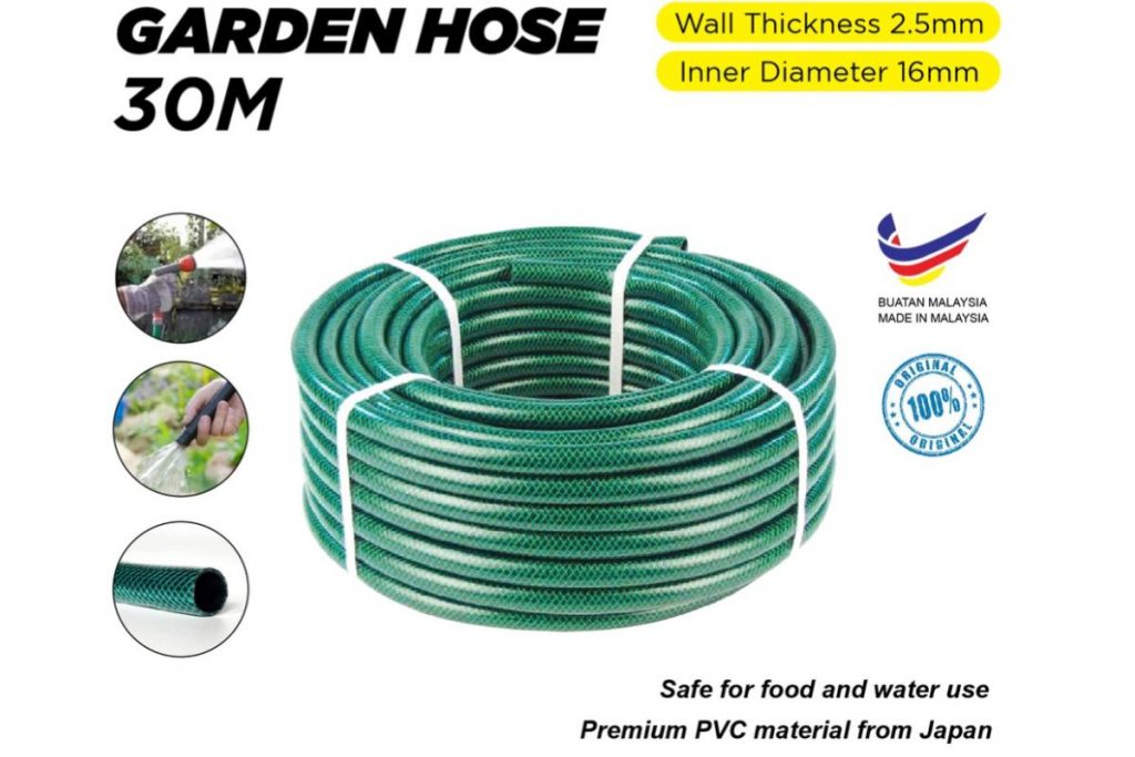 8 Hos Taman Terbaik di Malaysia 2025 4 KARYON Reinforced PVC Garden Hose