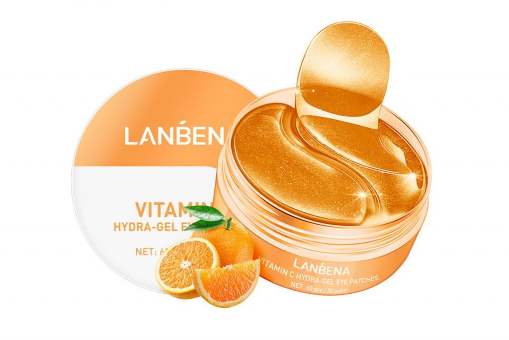 Top 10 Best Eye Patches in Malaysia 2025 2 Lanbena Vitamin C Hydra Gel Eye Patches