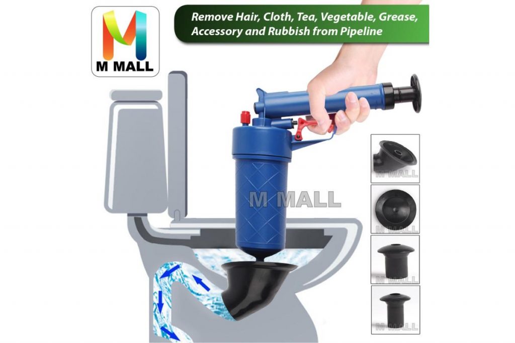 Top 8 Best Toilet Plungers in Malaysia 2025 5 M MALL Toilet Plunger Air Power Drain