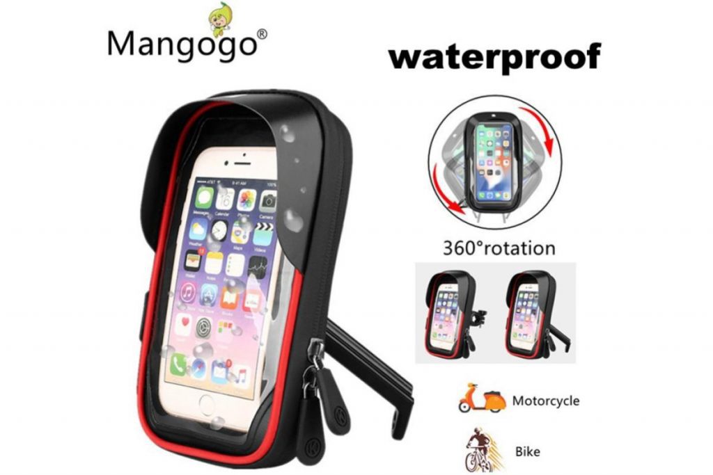 <strong>8 Pemegang Telefon Motosikal Terbaik di Malaysia 2025</strong> 5 Mangogo Waterproof Motorcycle Phone Holder