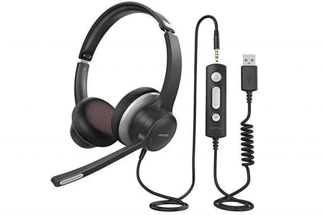 Top 8 Best Wired Headphones in Malaysia 2025 2 Mpow HC .mm USB Headset Wired Headphone with Microphone
