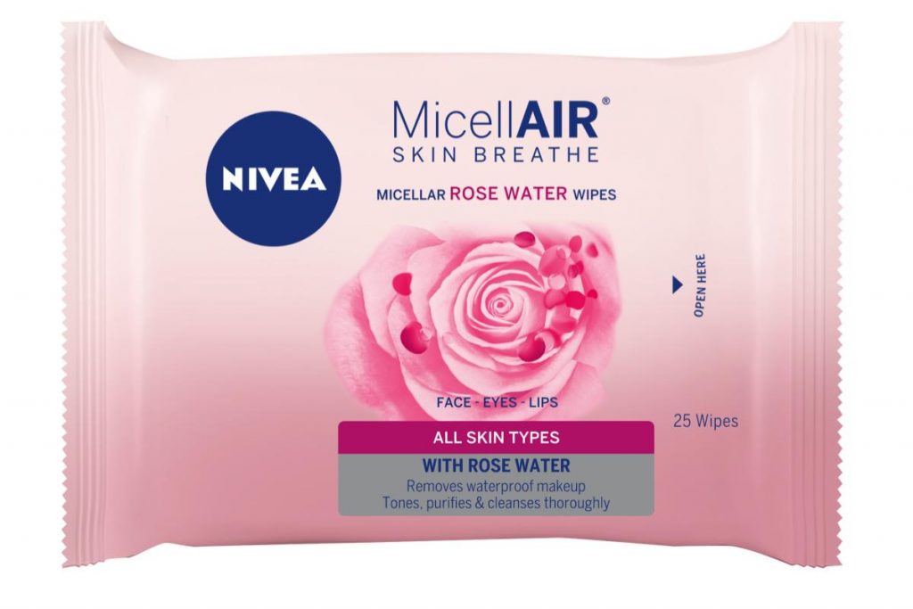 Top 10 Best Makeup Remover Wipes in Malaysia 2025 7 NIVEA MicellAIR Rose Water Wipes