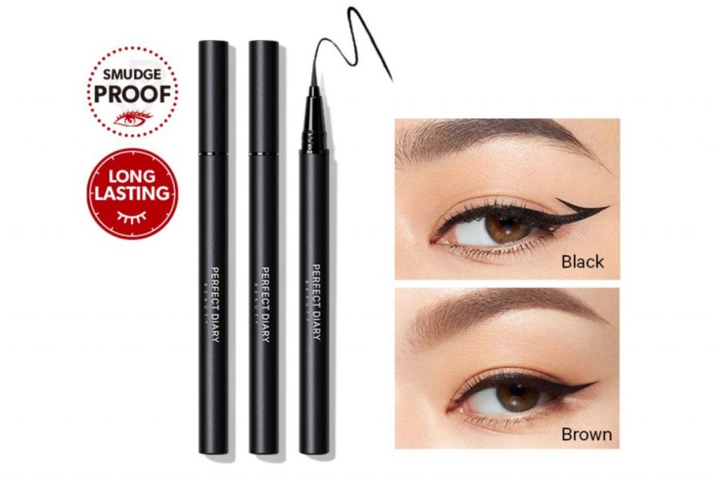 Top 10 Best Eyeliners in Malaysia 2025 5 Perfect Diary Super Slim Long Lasting Liquid Eyeliner