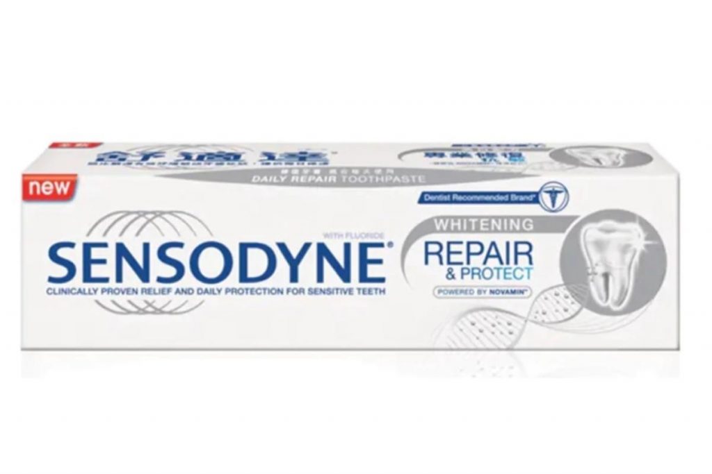 Top 10 Best Whitening Toothpaste in Malaysia 2025 3 SENSODYNE Repair Protect Whitening Toothpaste