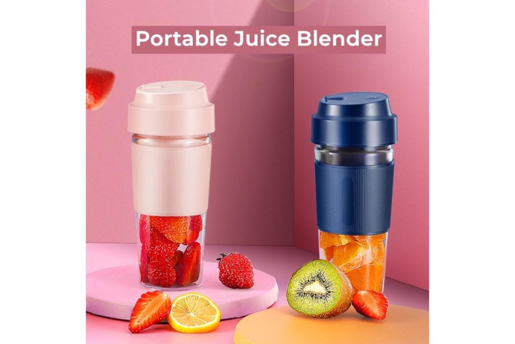 8 Botol Pengisar Mudah Alih Terbaik di Malaysia 2025 4 Upgraded Portable Electric Fruit Juicer Bottle