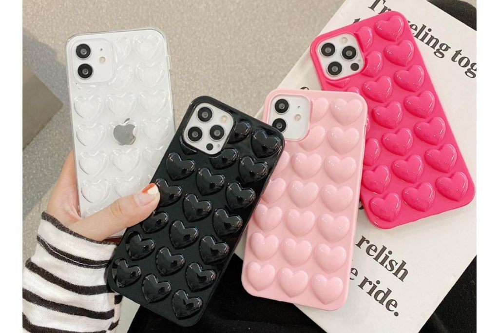 Top 8 Best Heart-Shaped Products in Malaysia 2025 5 D Hearts iPhone Case