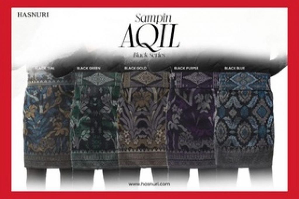 8 Sampin Terbaik untuk Hari Raya di Malaysia 2024 9 Aqil Hanuri Black Sampin